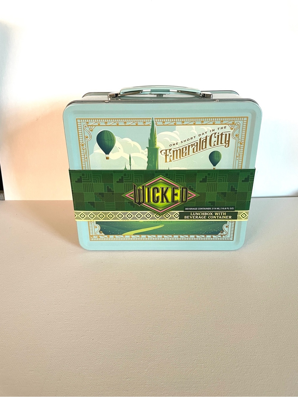 Wicked Emerald City Decorative Metal Lunchbox Collectible Vintage Style